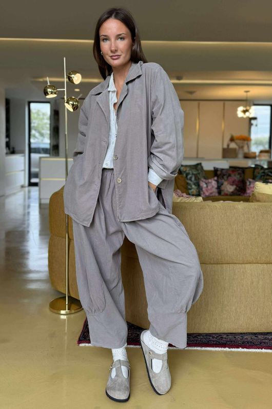 Cooper Needlecord Quirky Cocoon Pant Mocha  /14 =